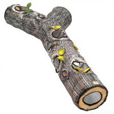 Realistic Tree Trunk Cat Tunnels | Foldable Outdoor Design for Natural Play